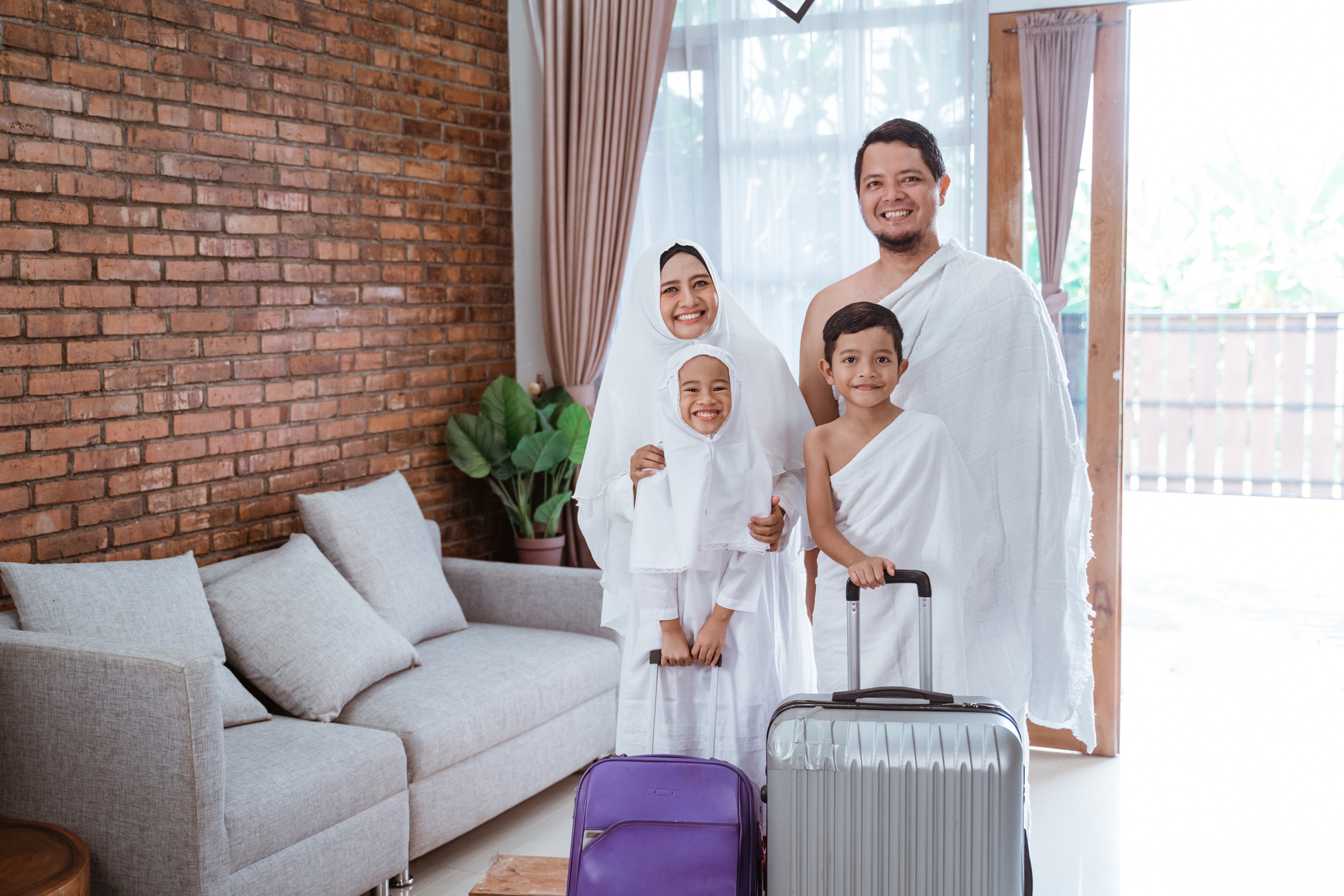 Muslim Umrah and Hajj with Family